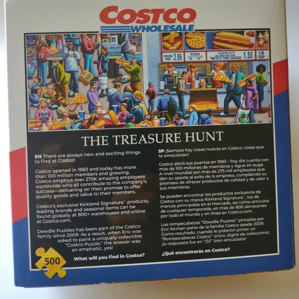 🧩NEW🧩 COSTCO Exclusive 500 Piece ERIC DOWDLE puzzle UNOPENED NWT The Treasure